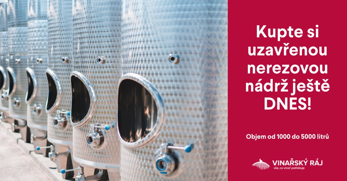 Uzavřené nerezové nádrže